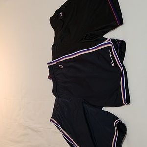 Two pair Champion basketball shorts, size large, GUC